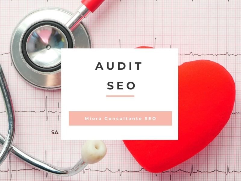 Je fais un audit SEO de votre site web