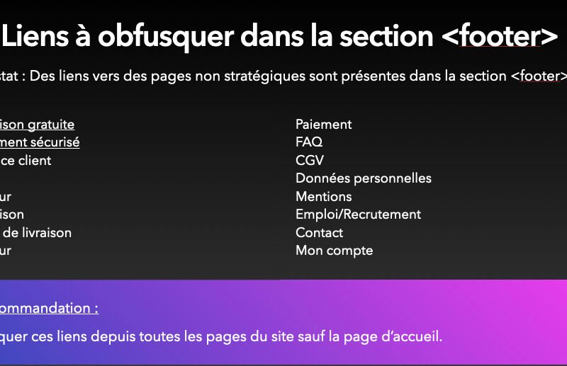 Je réalise un audit Technique SEO